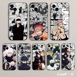 เคสซิลิโคนนิ่ม ลาย Jujutsu สําหรับ iPhone 12 13 Pro Max Kaisen