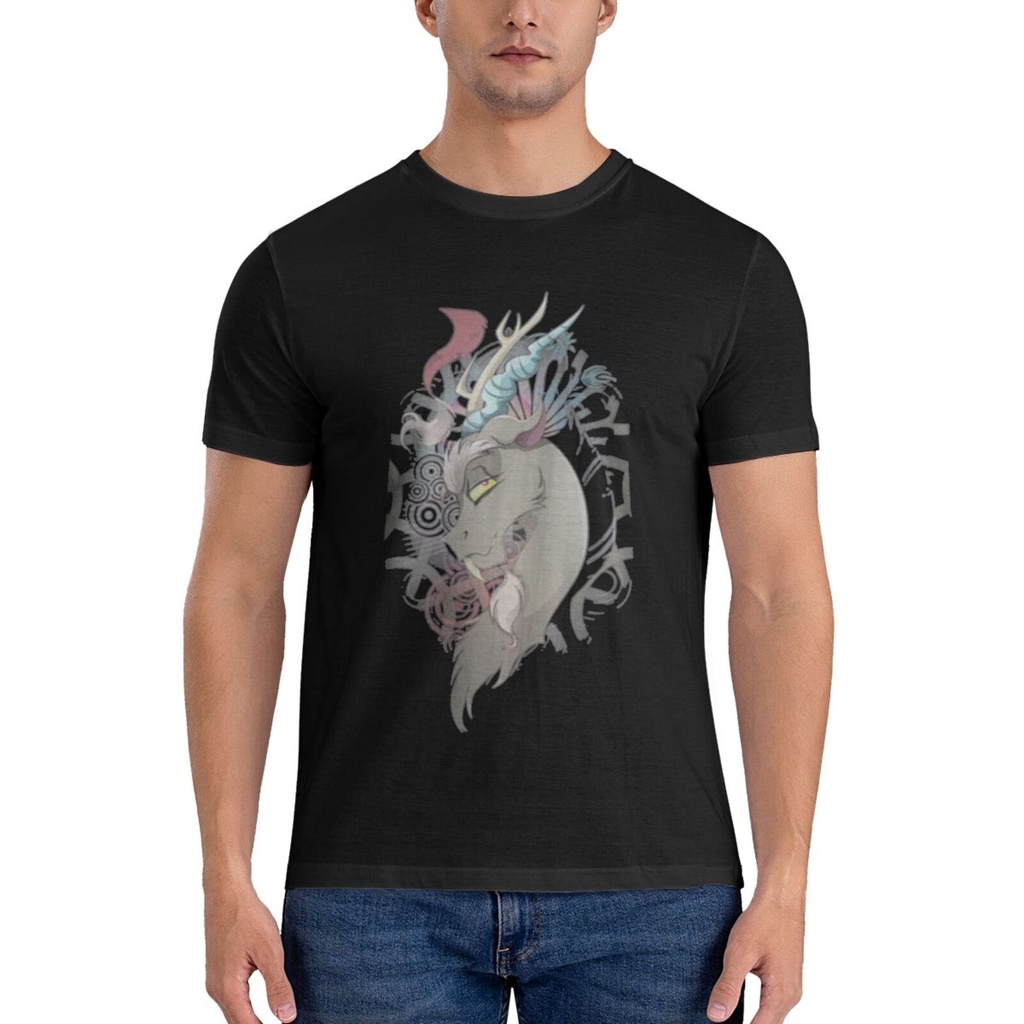 Little Pony Discord-Card Edition Design เสื้อยืดบุคลิกภาพที่กําหนดเอง