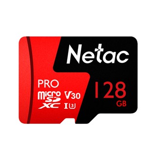 Netac Pro A1 TF การ์ดหน่วยความจําแฟลช SDXC 128g การ์ด Micro SD UHS U3 ใช้กันอย่างแพร่หลาย TF การ์ดหน่วยความจํา แบบพกพา