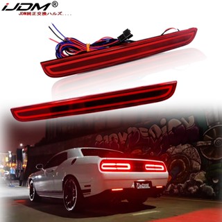 Ijdm OEM ไฟตัดหมอก LED 3D สไตล์ออปติก สําหรับ 2015 2016 2017 2018 2019 Dodge Challenger