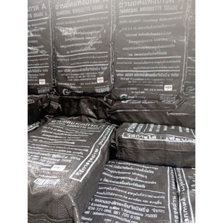 ถ่านอัดแท่งเกรด A แพค 10 กก Charcoal Briquette Grade A Pack 10 kg