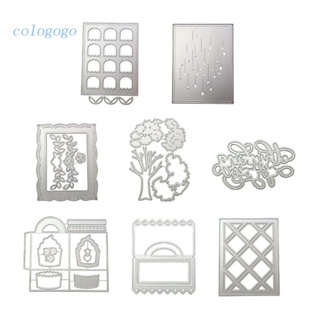 Colo แม่พิมพ์โลหะ ลายนูน สําหรับตกแต่งสมุดภาพ อัลบั้ม กระดาษ การ์ด DIY