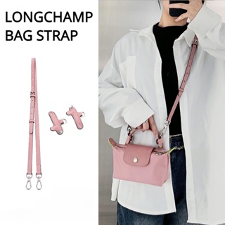 LONGCHAMP สายสะพายกระเป๋า สะพายข้าง แบบหนัง ปรับระดับได้ อุปกรณ์เสริม สําหรับกระเป๋าถือ กระเป๋าสะพายไหล่ Diy