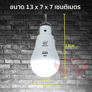 ไฟฉาย หลอดไฟพกพา ไฟ LED Mobile LED Bulb รุ่น RE-1601  C1601