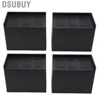 Dsubuy Huge Bed Riser  Heavy Duty Riser  Skid Black with Pad for Office