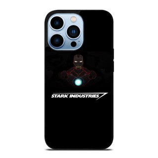 เคสโทรศัพท์มือถือ กันกระแทก ลาย Stark Industries Iron Man สําหรับ IPhone 14 Plus 13 Pro Max 12 Mini X