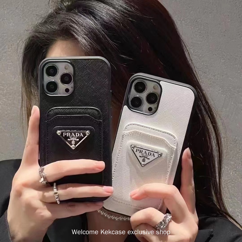 แฟชั่นใส่การ์ดหนังเคสโทรศัพท์สําหรับIphone 16 15 Promax 14 13 Pro Max 12 Mini 14 Plus 14Promax 14pro 13pro 12pro 11 Pro 13promax 12Promaxฝาครอบป้องกันCov – โปรปัง