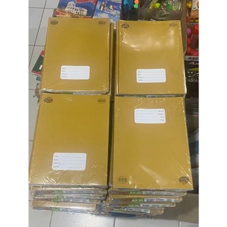 Buku Tulis Kecil Sinar Dunia 40 lembar 1 Pak (Isi 10 Buku) Sidu Cover Polos Coklat / Buku 38 Merk Vision Bestone Oneheart Alfa Newstar Okey