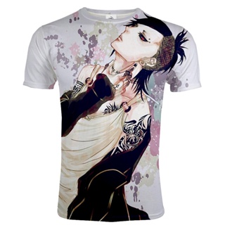 เสื้อยืด พิมพ์ลายอนิเมะ Tokyo Ghoul สไตล์สตรีท ฮาราจูกุ สําหรับผู้ชาย 2022