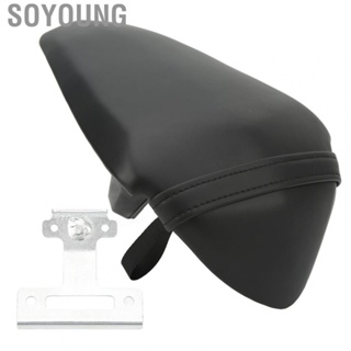 Soyoung Motorcycle Passenger Pillion  Motorcycle Rear Cushion Saddles Shock Resistant Wear Resistant Easy Installation  for Motorbike