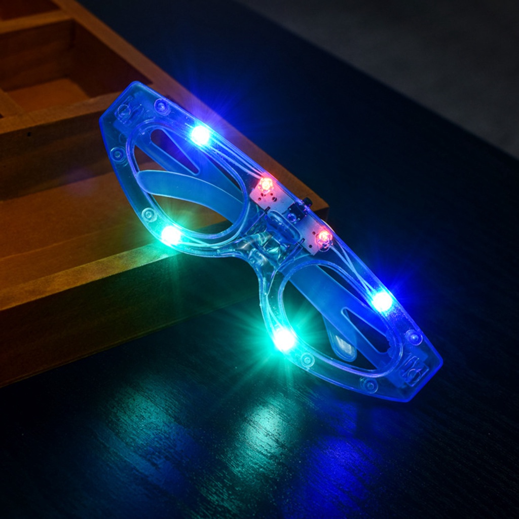 【สามารถส่งจากคลังสินค้าที่ไทยได้】แว่นตากันแดด มีไฟ Led เรืองแสงในที่มืด เหมาะกับงานปาร์ตี้ - รูปที่ 5