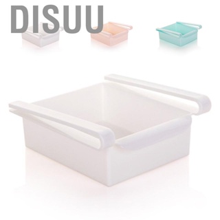 Disuu 3Pcs Retractable Drawer Type  Storage Box   Keeping Classified Organizer Container  Fridge Shelf Holder Plastic Storage Bins
