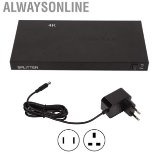 Alwaysonline HD Multimedia Interface Splitter 4K 1x8  Video Distributor With