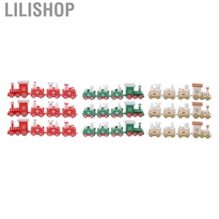 Lilishop Mini Train Decor Set  Durable Small Train Christmas Decorations  for Christmas Parties