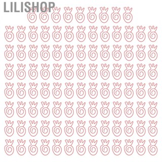 Lilishop Kids Paper Clips  Office Clips 100Pcs Unique Shape  for Letters