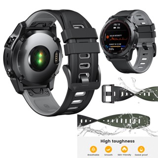 สายนาฬิกาข้อมือซิลิโคน กันน้ํา ขนาด 26 มม. สําหรับ Garmin Descent Mk2i Mk2 Mk1