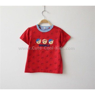 TSB-436 เสื้อยืดเด็กผู้ชาย ลายหมี