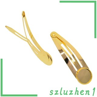 [Szluzhen1] กิ๊บติดผม ทรงกลม 12 มม. สีบรอนซ์ DIY 10 ชิ้น