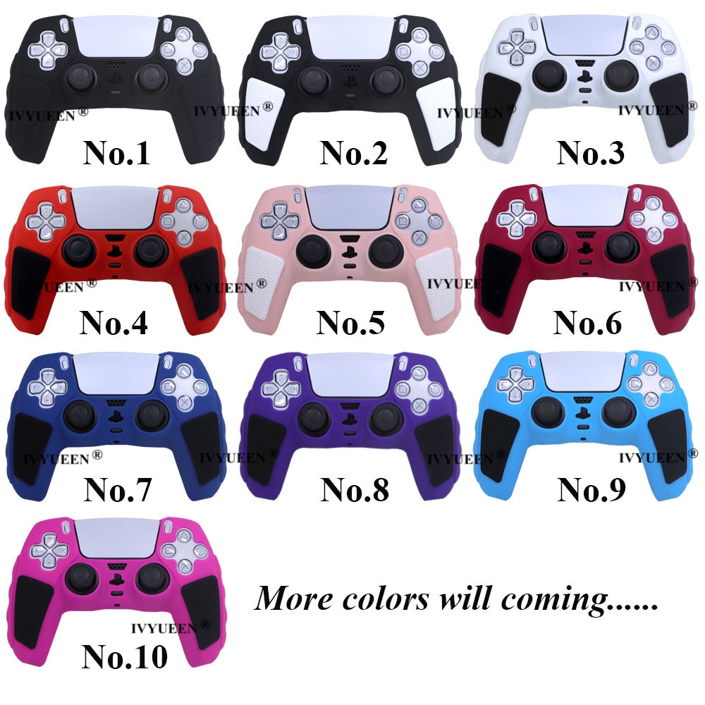 Ivyueen เคสยางซิลิโคน แบบหนาพิเศษ สําหรับจอย PlayStation 5 PS5