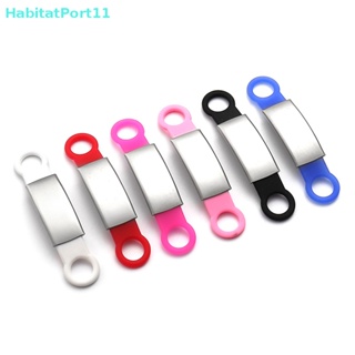 Habitatport ป้ายแท็ก ID ซิลิโคน กันหาย สําหรับสัตว์เลี้ยง สุนัข แมว