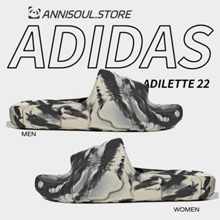 ของแท้100% Adidas Originals Adilette 22  Black ash gx6947