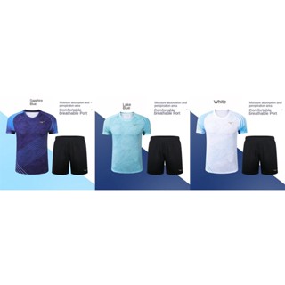 ใหม่ Mizuno Badminton Set 536 เสื้อกีฬาแขนสั้น สําหรับฝึกตีปิงปอง 2023