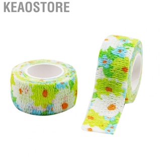 Keaostore Elastic Self Adhesive Bandage Nonwoven Finger Wrap Tape for Student Adults Pets Sports Injury Strain Knee Wrist Ankle