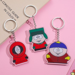 พวงกุญแจ South Park การ์ตูนญี่ปุ่นอะนิเมะพวงกุญแจจี้อะคริลิใส