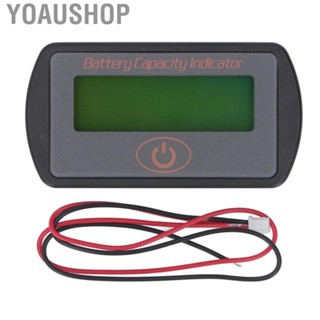 Yoaushop Meter Small Size LCD Display   Voltage Indicator 8‑63V