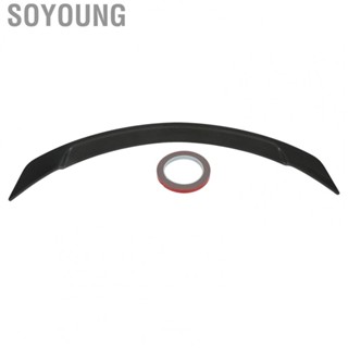 Soyoung Rear Trunk Spoiler  Boot Lip Spoiler Exterior Trim Carbon Fiber for RENNtech Style with Double Sided Tape for Car Modification