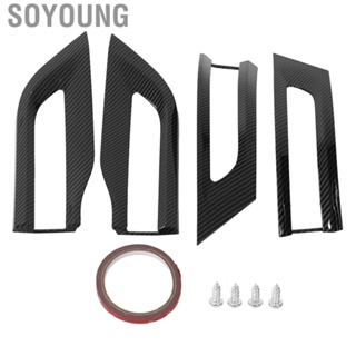 Soyoung Tail Light Cover Trim Tail Lamp Frame Cover  for Car Adaptations Replacement for  Grand Cherokee 2014‑2020