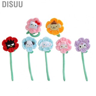 Disuu Flower Bouquet  Cartoon  Bouquet Toy Cute Shape Bright Color Bendable  for Home Decoration