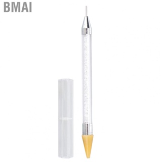 Bmai Rhinestone Drill Pen  Bright Color Rhinestone Painting Pen Comfortable Grip Portable Professional with Plastic Case for Nail Shop for Craft