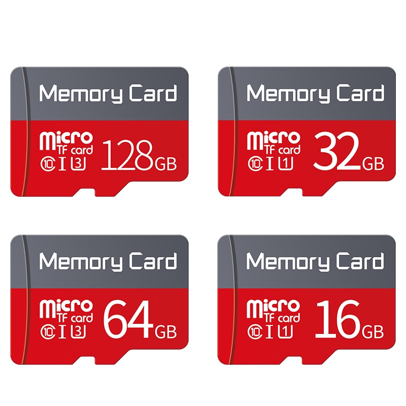 การ์ดหน่วยความจํา ความเร็วสูง 64GB 16GB 32GB 128GB 256GB 512GB TF สําหรับสมาร์ทโฟน กล้องวงจรปิด 32G 