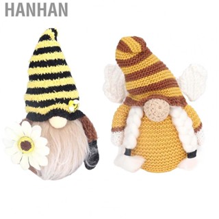 Hanhan Faceless Gnome Doll  Faceless Dwarf Doll Bee Design Two Different Shapes  for World Bee Day for Gift