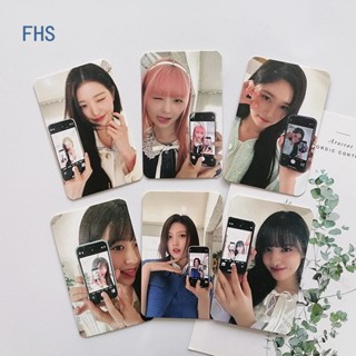 Fhs โปสการ์ด อัลบั้มรูปภาพ KPOP IVE IVe IVE สองด้าน LIZ Rei Gaeul LOMO ของขวัญ สําหรับแฟนคลับ 6 ชิ้น ต่อชุด