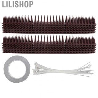 Lilishop 12 Pcs Plastic Bird Spikes Environmental Friendly Corrosion Static Resistant Bird Deterrent Spikes Strips with