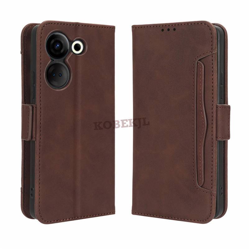 Tecno Camon 20 Pro 19Pro 19Neo Camon19 Camon20Pro Flip Leather Multi-Card Slot Wallet Phone Case Sta