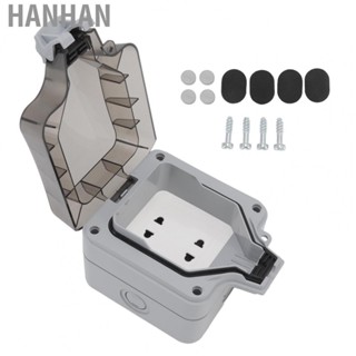 Hanhan Socket Weatherproof Box  IP66  Sand Proof  Socket Box Double Two Hole  for Kitchen