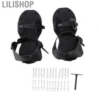 Lilishop 1 Pair PU Lawn Aerator Shoes Grass Aerator Tool For Yard Garden Plants