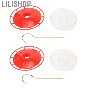 Lilishop Hummingbird Feeder  Safe 2 Sets Leakproof Hanging Bird Feeder  for Garden