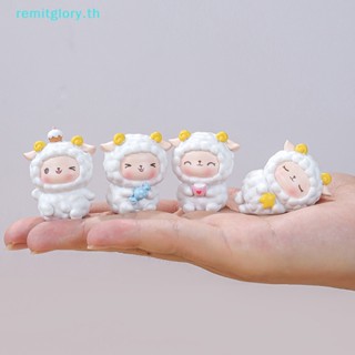 Remitglory เครื่องประดับเรซิ่น รูปแกะน่ารัก สําหรับตกแต่งบ้าน เค้ก