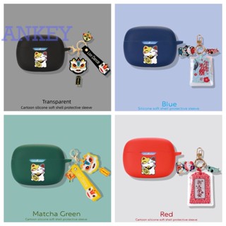 for JBL Tune 230NC / T130 / Wave 200 TWS Case T230 Lucky Cat dance lion amulet Cover 130 230 NC Earphone Silicone Earbuds shell Soft Protective Headphone
