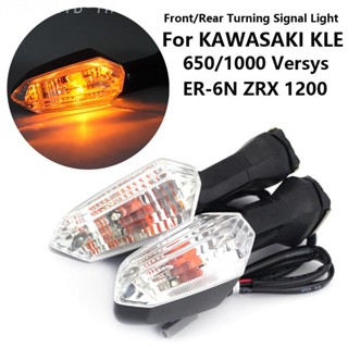 ชุดไฟเลี้ยว 10W 12V คุณภาพสูง ทนทาน สําหรับ KAWASAKI KLE 650 1000 Versys ER 6N ZRX 1200