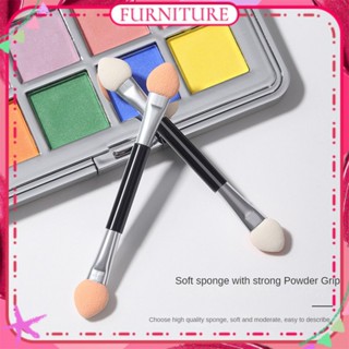 ♕ Baoshiman 10pcs/1bag Nail Art Double-ended Sponge Stick Special For Magic Mirror Powder Eyeshadow Cotton Smudge Stick Manicure Tool For Nail Shop FURNITURE