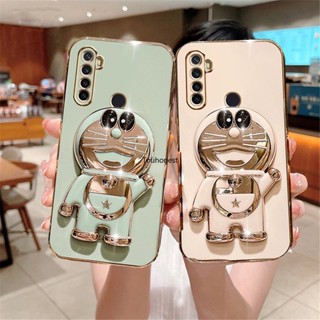 เคส Realme 5 Pro Case Realme 5i 5S เคส Realme 6i C3 Casing Realme C2 Case Realme C1 Case Realme C55 Case Realme 10 Pro Case Realme Narzo 50A Case Cartoon Jingle Cat Cute Anime Doraemon Folding Stand Phone Holder Cover Cassing Cases Case TD โทรศัพท์มือถือ