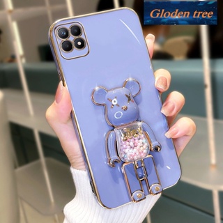 เคสโทรศัพท์มือถือ ซิลิโคนนิ่ม กันกระแทก ลายต้นไม้ Gloden สําหรับ Realme 8i