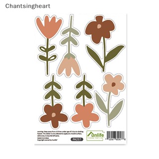 &lt;Chantsingheart&gt; สติกเกอร์ติดผนัง ลายดอกไม้ สีน้ํา สไตล์โบโฮ สําหรับห้องนั่งเล่น ห้องเด็ก ลดราคา