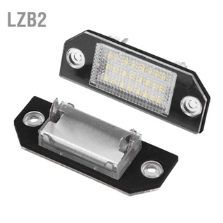 LZB2 2 ชิ้น 24 ลูกปัด LED ป้ายทะเบียนหลอดไฟ สำหรับ Ford C MAX Focus MK2