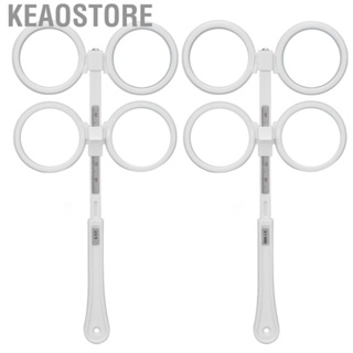 Keaostore Plastic Optical Flipper  High definition White Ergonomic Optometry Flip Adjustable with Vision Test Card for Amblyopia Children